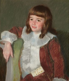 PORTRAIT OF PIERRE by Mary Cassatt